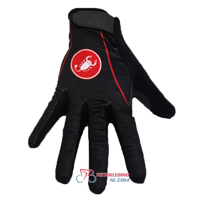 2020 Castelli Lange Handschoenen Zwart Rood